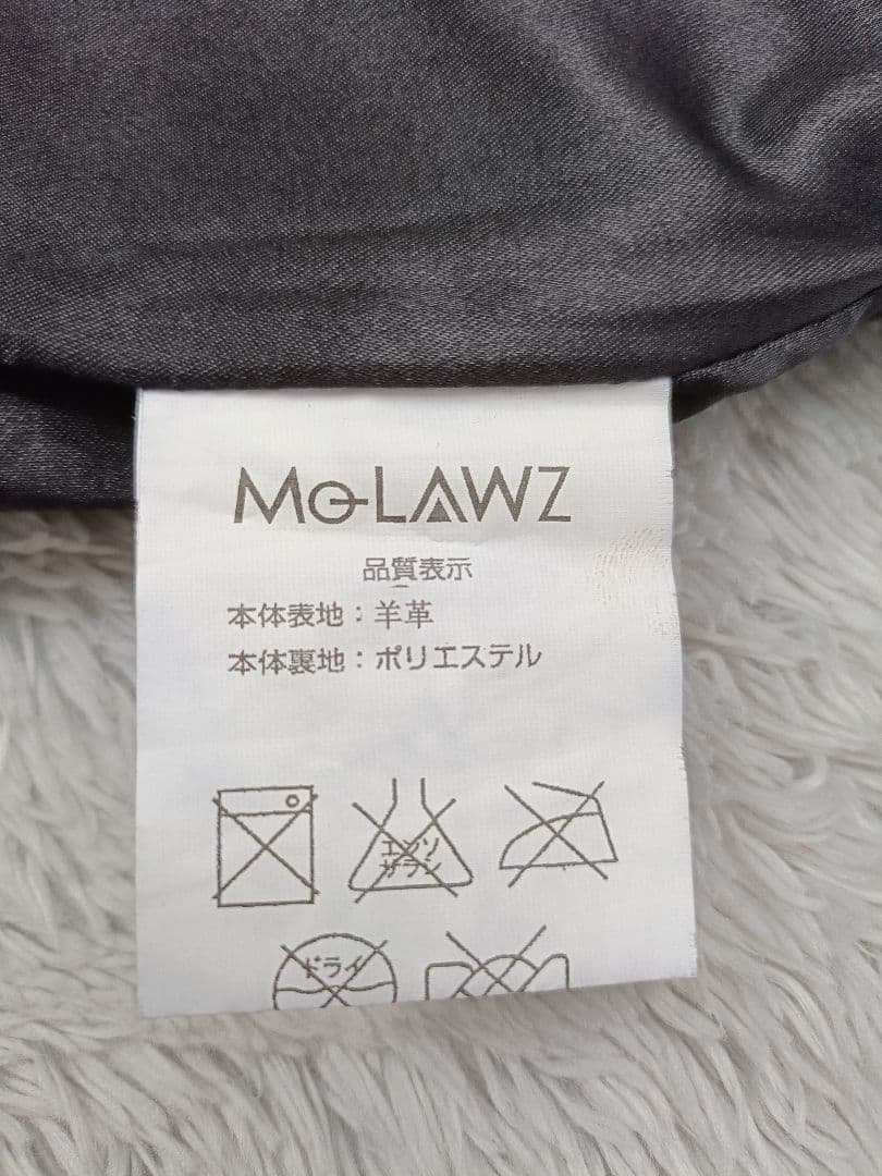 MOLAWS モローズ 但馬屋 レザーパンツ ヴィンテージ加工 黒 3L 羊革