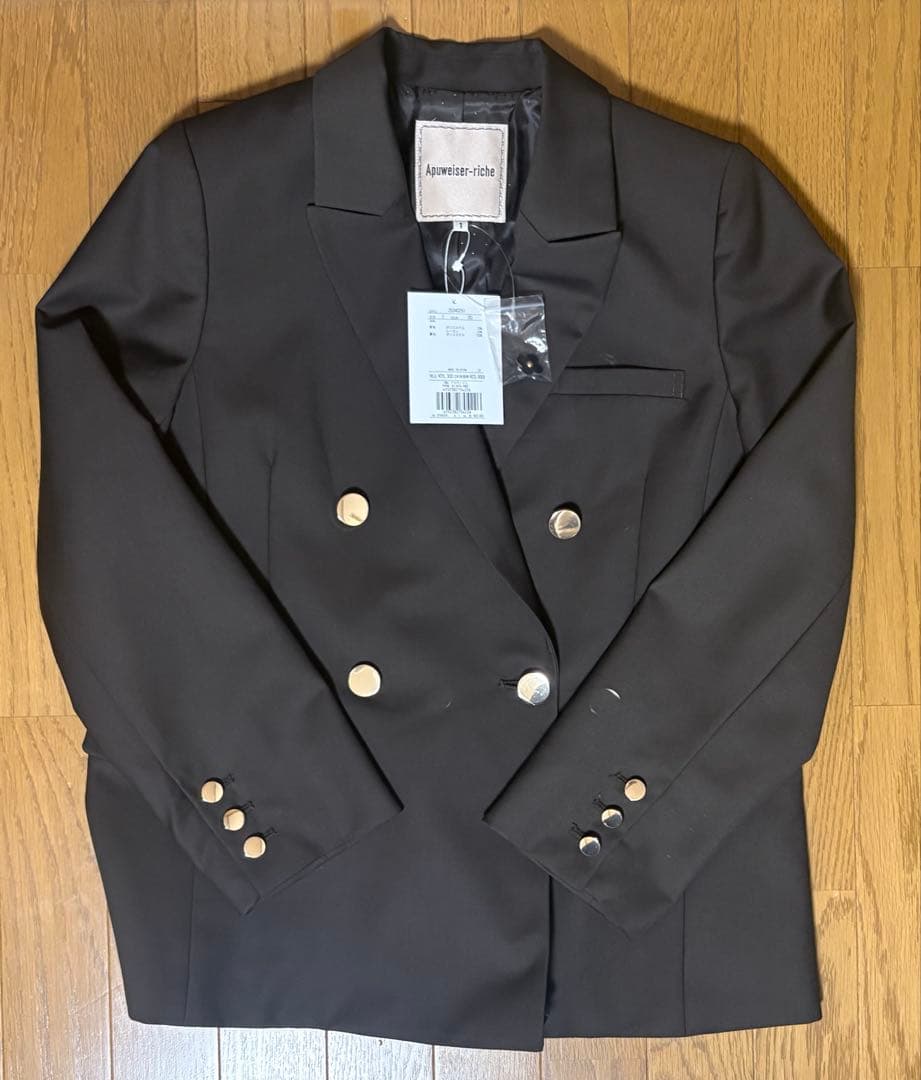 ★新品・タグ付【Apuweiser-riche】ピン付テーラージャケット