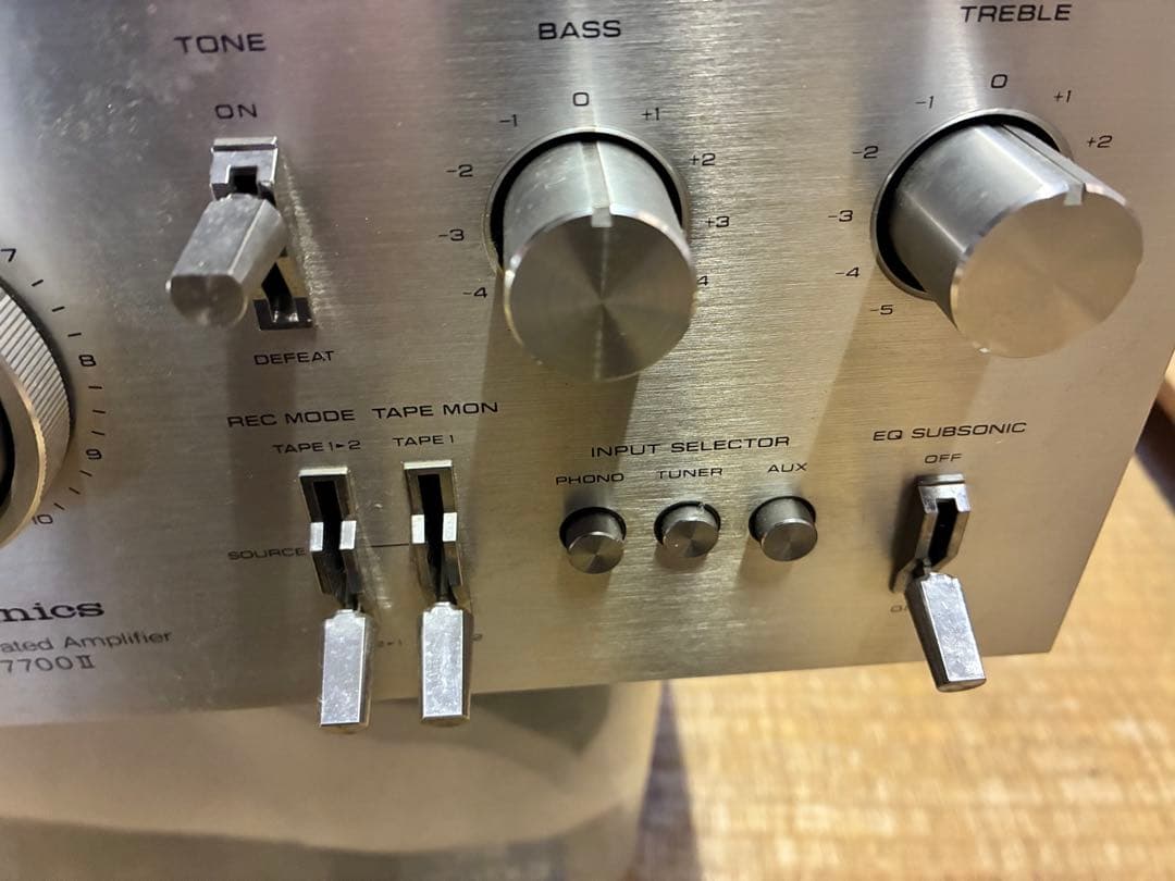 Technics SU7700Ⅱアンプ　ジャンク