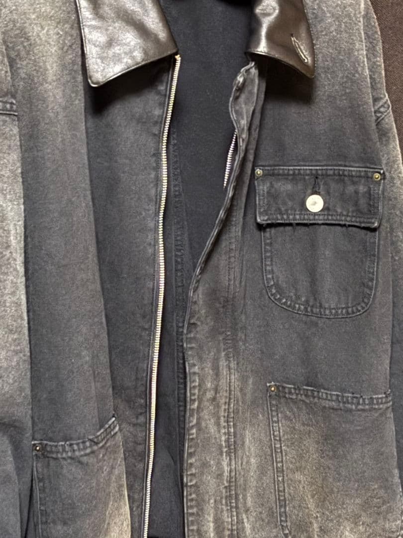 ジャケット・アウター stein SULFUR DYED OXFORD VINTAGE JACKET