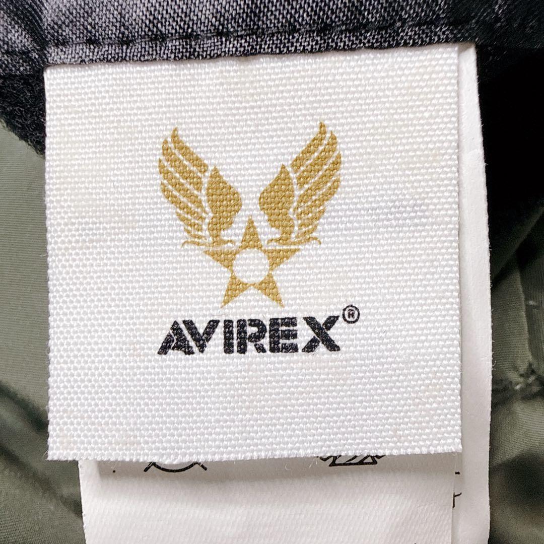 AVIREX MA-1 フライトジャケット カーキ XLリバーシブル 中綿