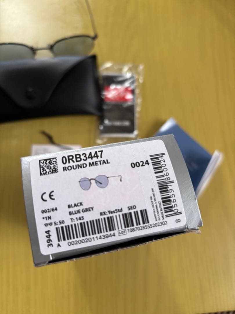 国内正規品Ray-Ban RB3447 サングラス roundlレイバン