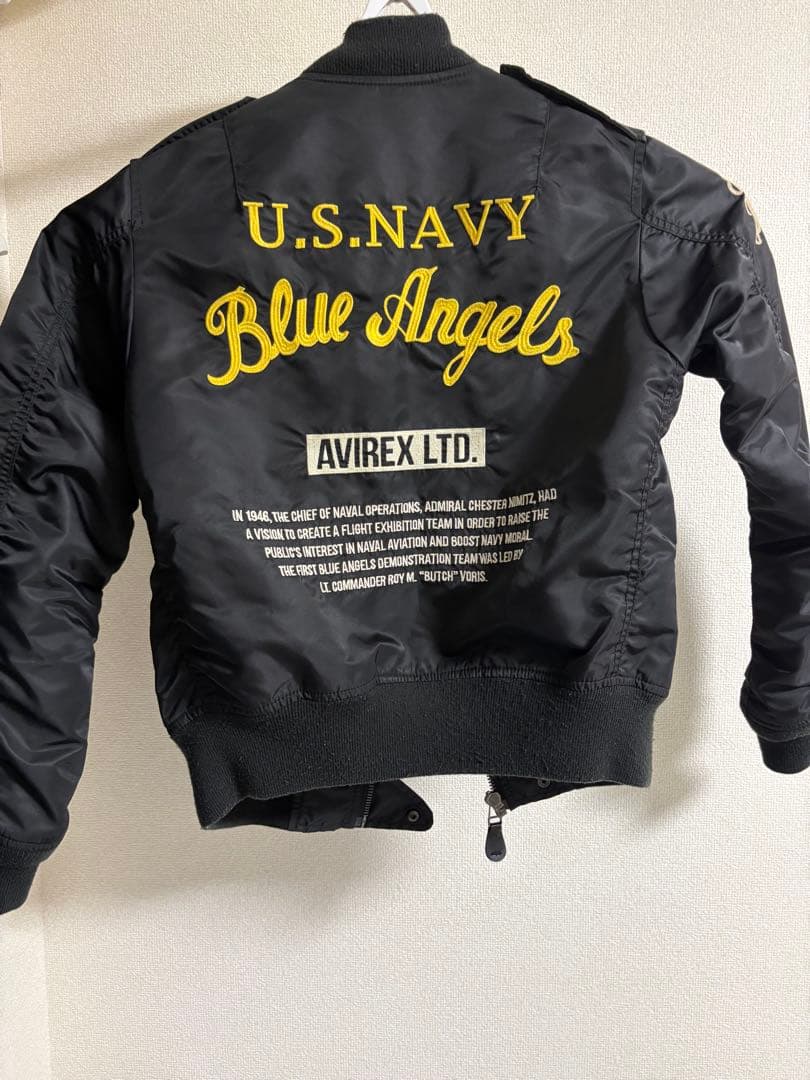 AVIREX U.S. NAVY Blue Angels フライトジャケット