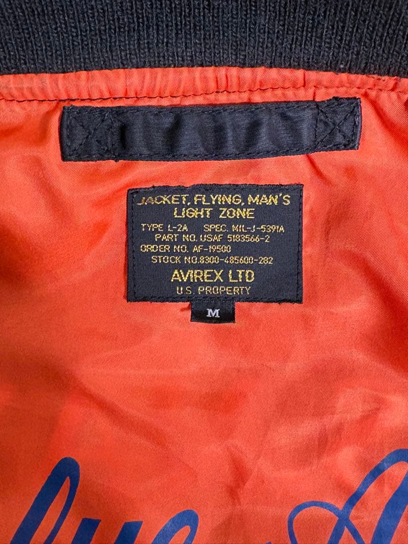 AVIREX U.S. NAVY Blue Angels フライトジャケット