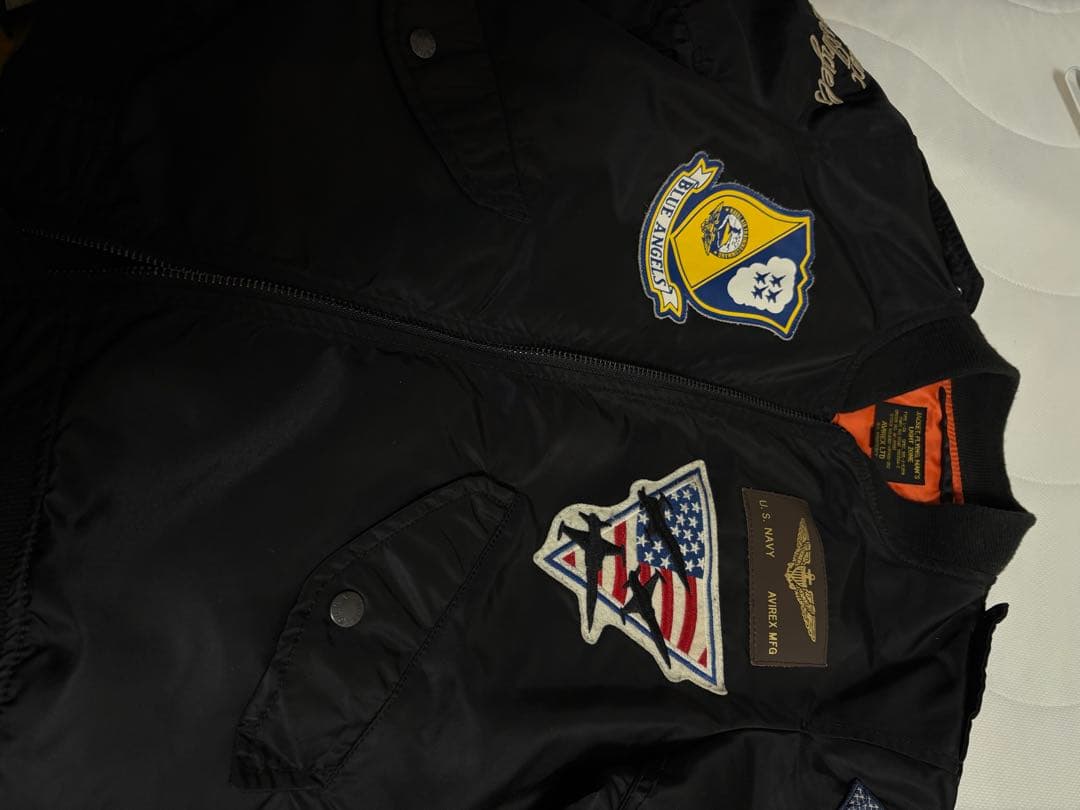 AVIREX U.S. NAVY Blue Angels フライトジャケット