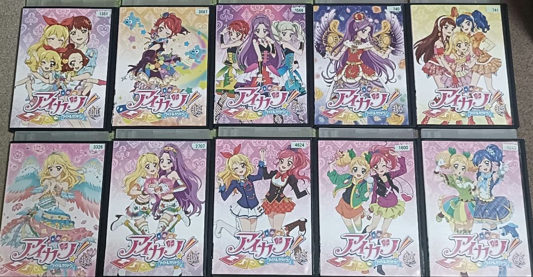アイカツ！　アイドルカツドウ！　DVD　全60巻セット