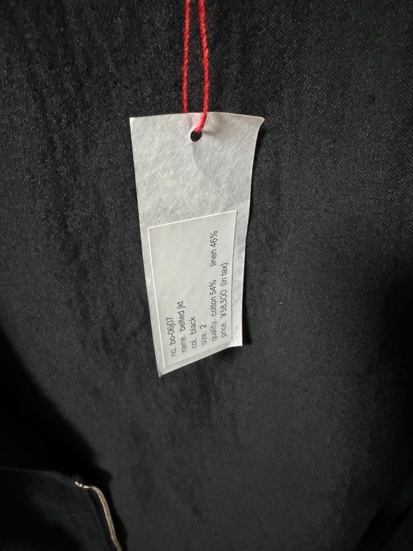 ジャケット・アウター barbell object belted jkt