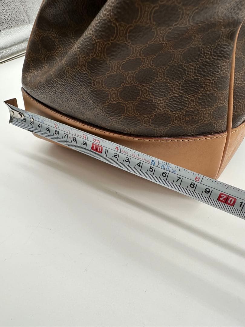 ボステリ　大幅値下げ　美品CELINE ブラウンレザートートバッグ