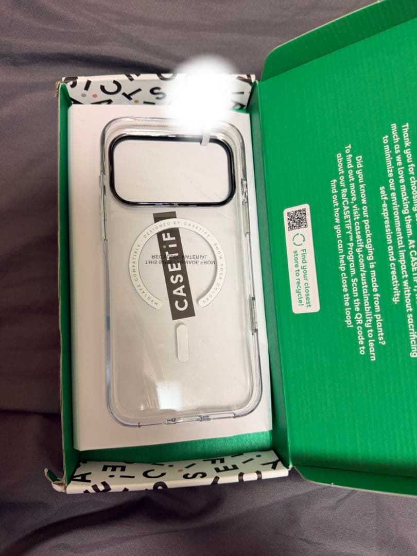【新品・未使用】ケースティファイ iPhone17 pro max クリアケース