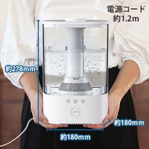 ⭐️加湿器⭐️ 大容量　10〜12畳　3.5リットル　タッチ式　タイマー機能　安心