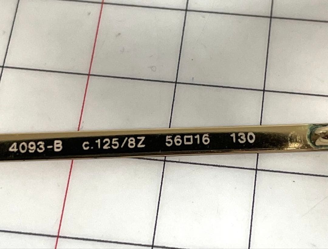 CHANEL サングラス 4093-B リムレス y2k メガネ ゴールド