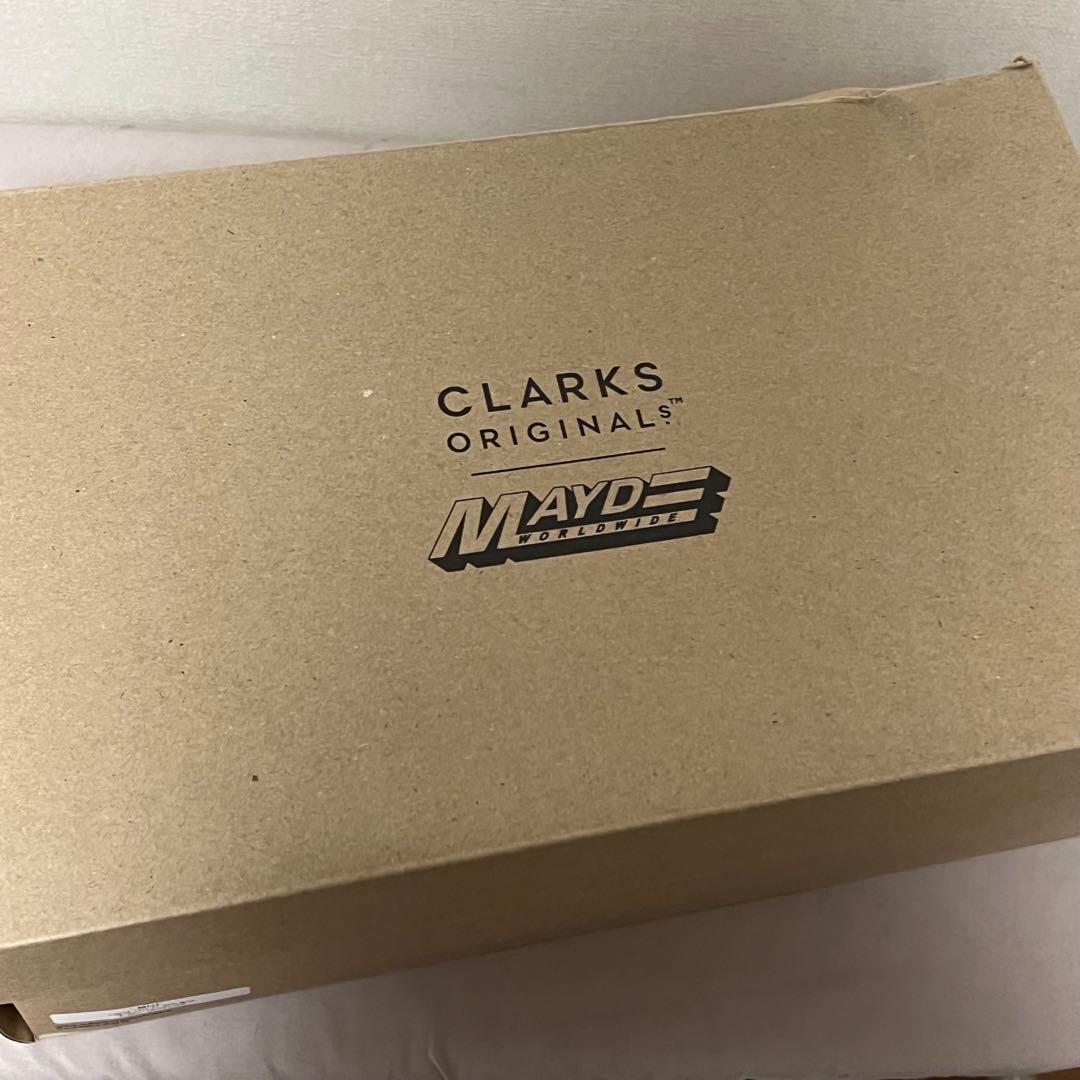 Clarks オレンジコーデュロイ　ワラビー