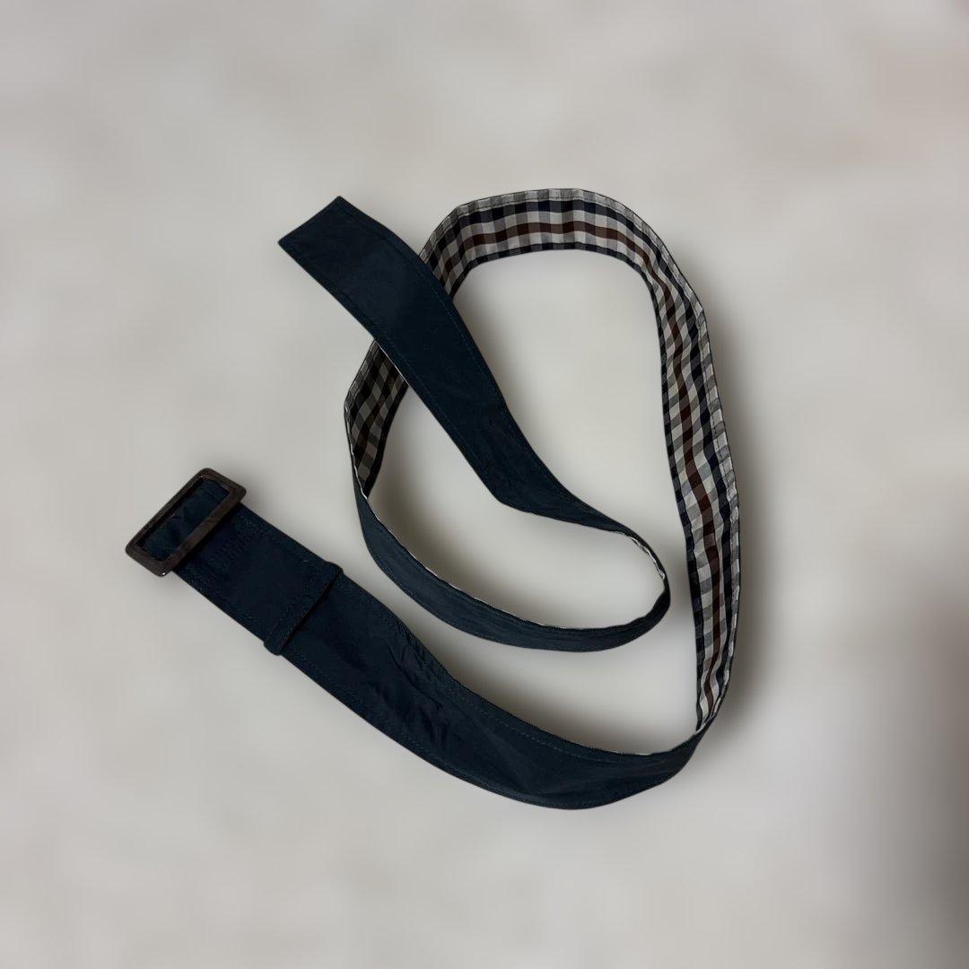 【極美品】アクアスキュータム　レインコート フード撥水 近年モデル　L