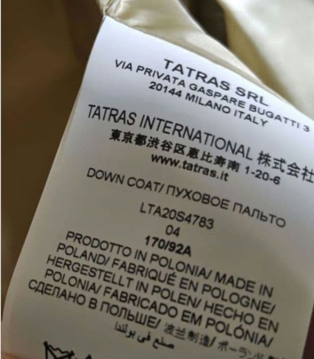 TATRAS タトラス ARESA ダウンコート　モッズコート　ジャケット LL