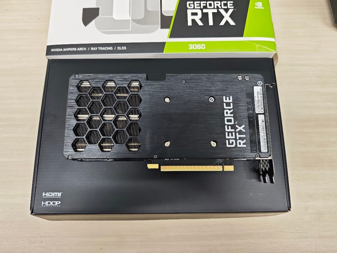 【箱あり・動作確認済】Palit RTX 3060 Dual 12GB