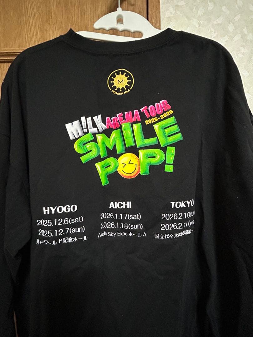 M!LK SMILE POP fc限定ロンT