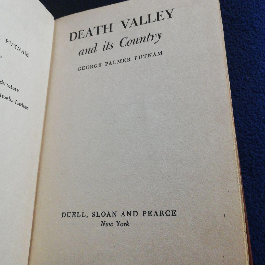 洋書 Death Valley and its Country by Putnam