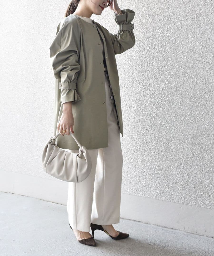 極美品 SHIPS 〈UVカット/手洗い可能〉FUNCTIONチノハーフコート
