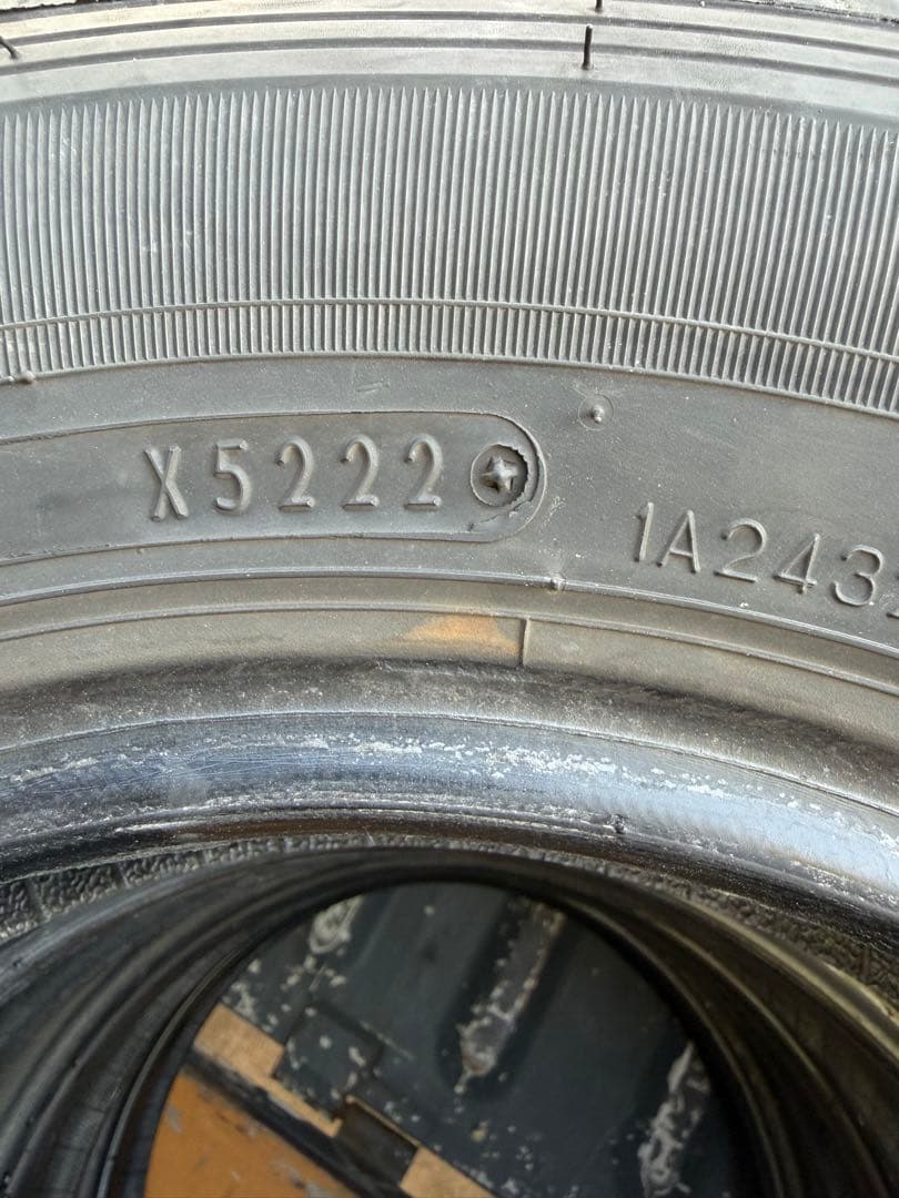 送料無料。溝有り。軽トラ。 国産ダンロップ145/80R12夏タイヤ4本セット。