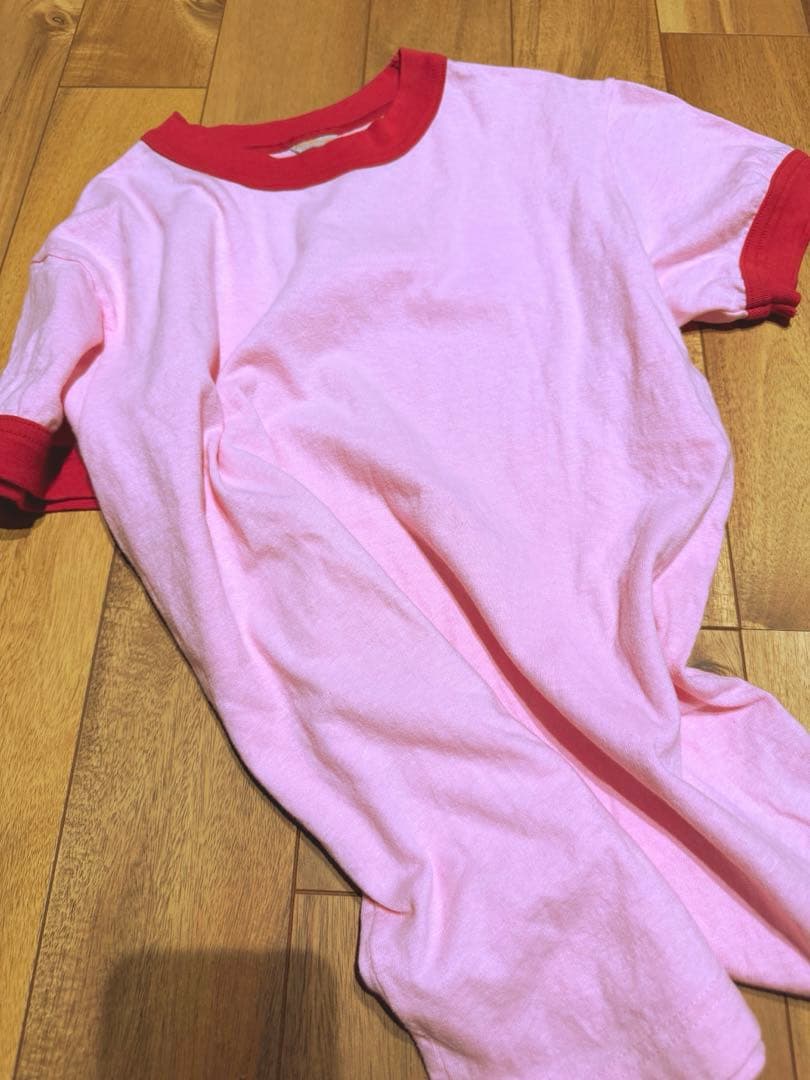 美品【別注】FilMelange×SUPER A MARKET リンガーTシャツ
