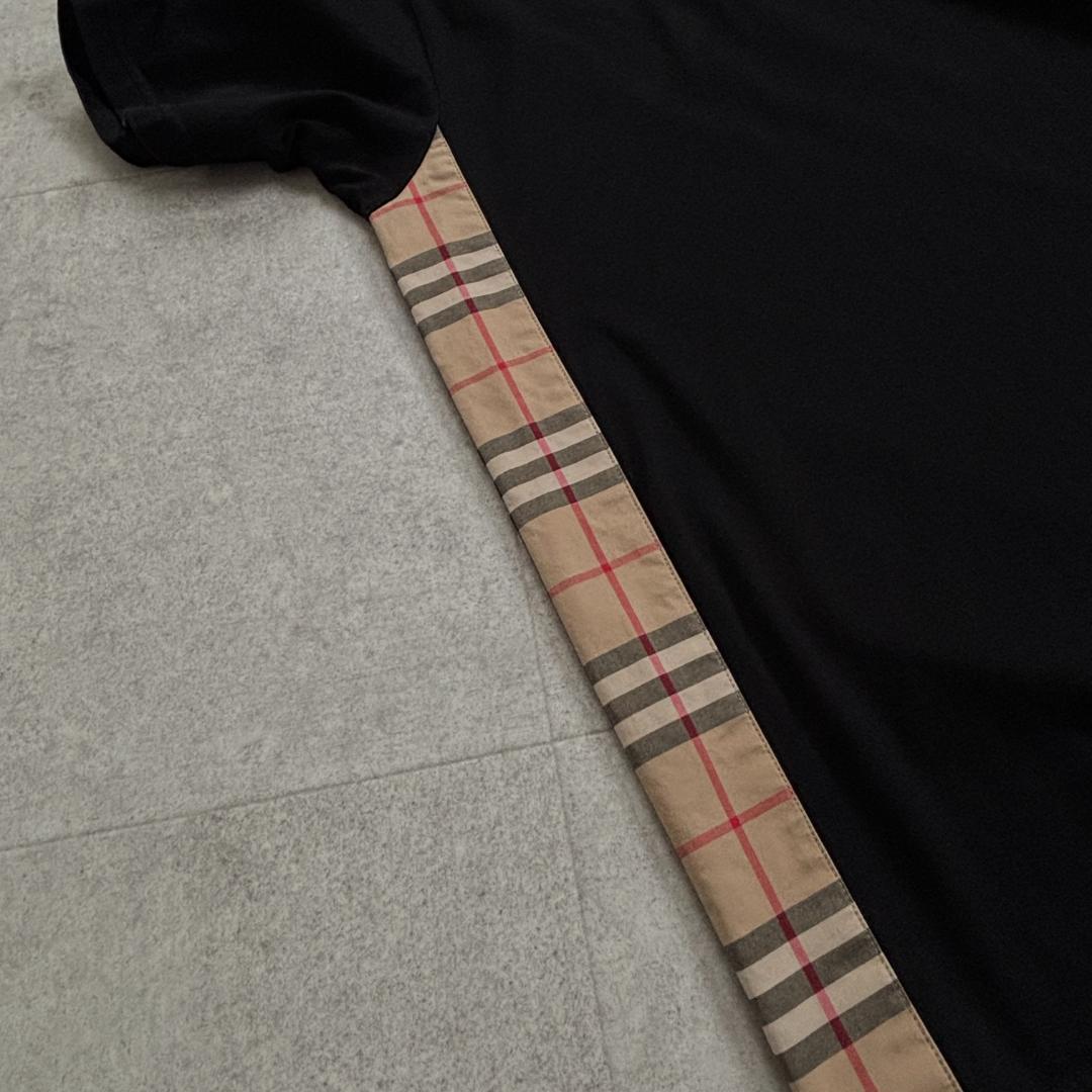 [りんご]【超人気】バーバリー/Tシャツ/ラバーロゴ/ノバチェック