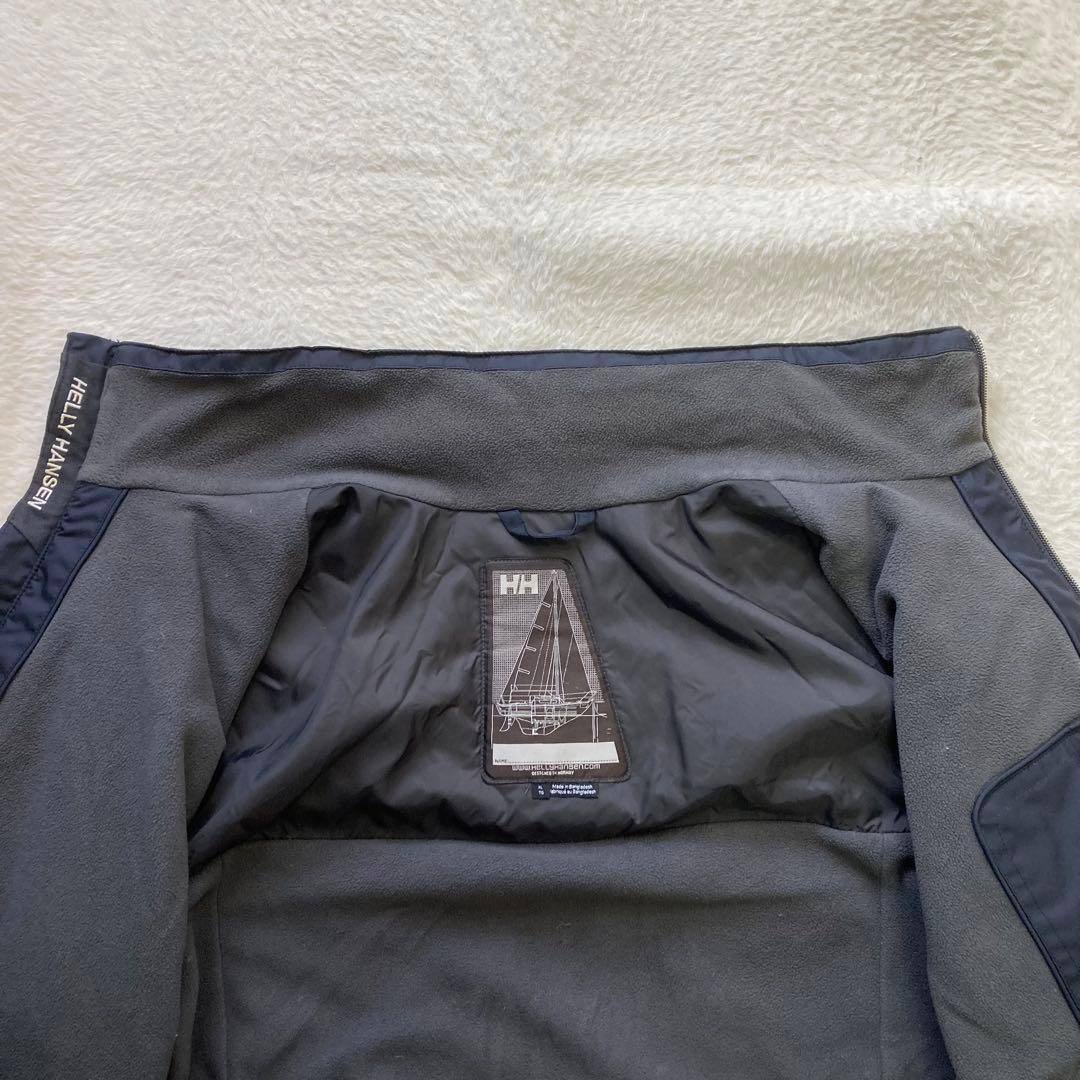 ヘリーハンセン　クルーミッドレイヤージャケット　XL　ネイビー　防水　防水　濃紺