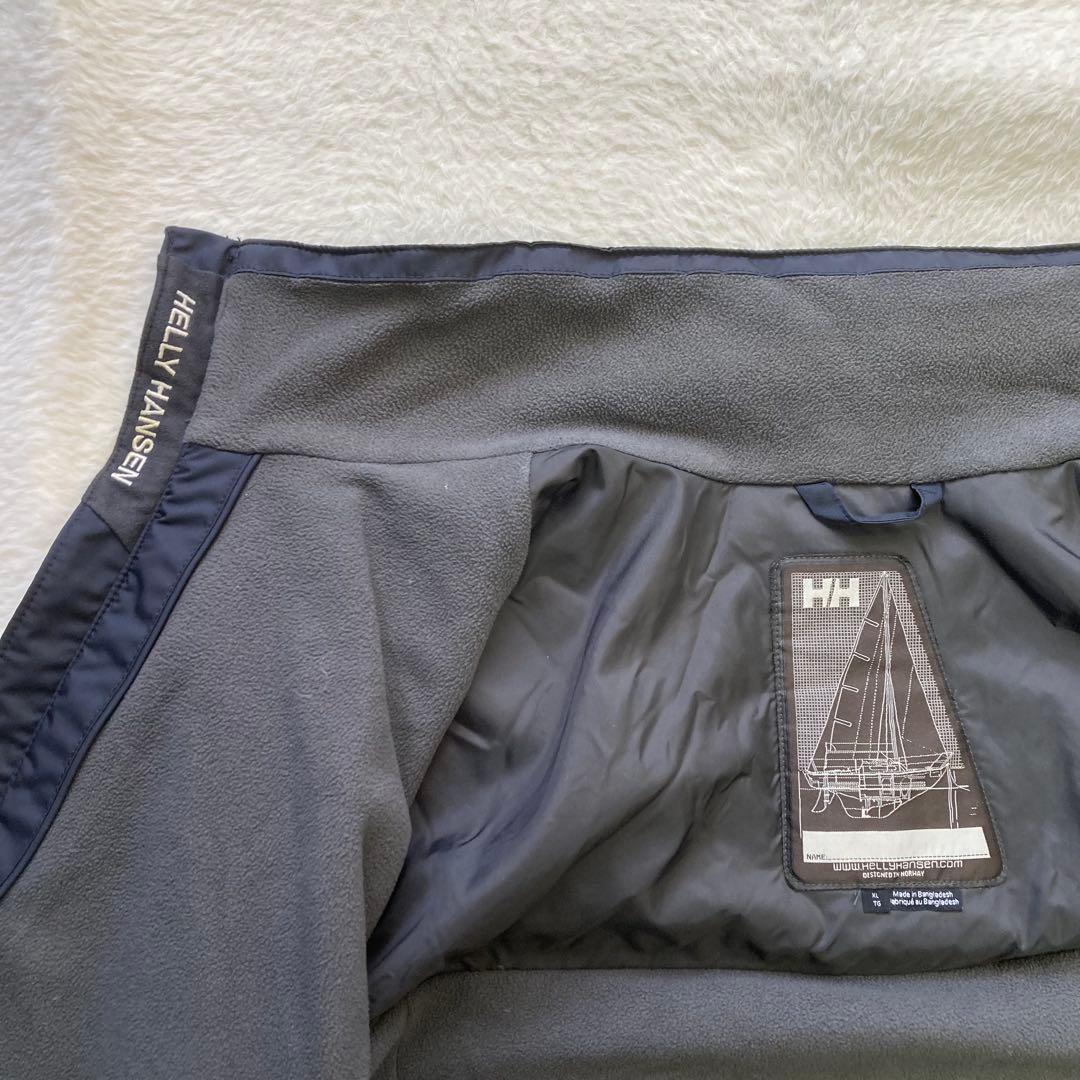 ヘリーハンセン　クルーミッドレイヤージャケット　XL　ネイビー　防水　防水　濃紺