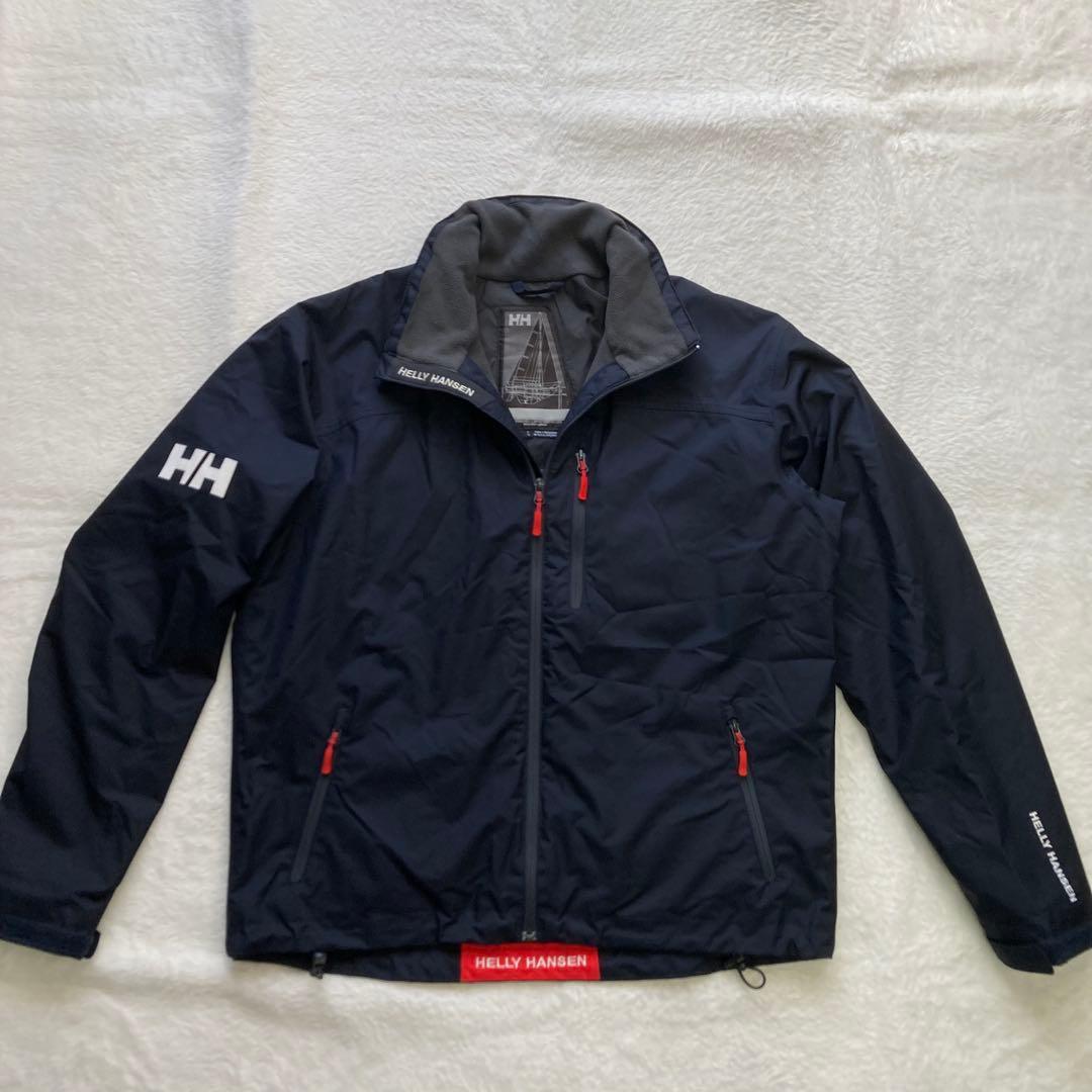ヘリーハンセン　クルーミッドレイヤージャケット　XL　ネイビー　防水　防水　濃紺