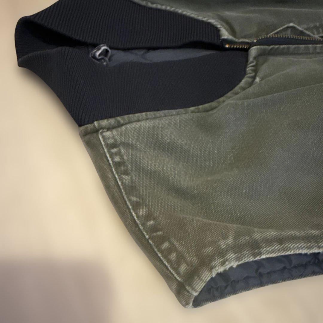 90s Carhartt カーハートダックベスト　グリーン