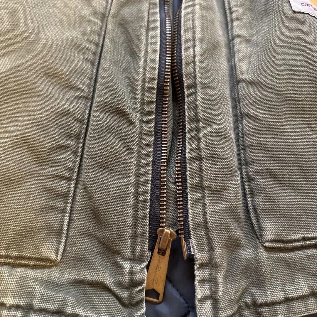 90s Carhartt カーハートダックベスト　グリーン