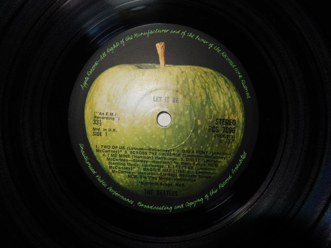 洋楽 beatles let it be uk