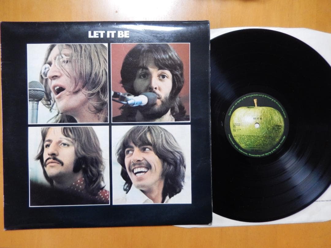 洋楽 beatles let it be uk