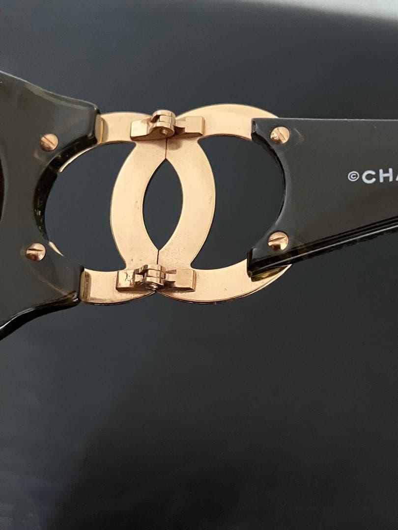 CHANEL シャネル　サングラス　ココマーク　ブラウン