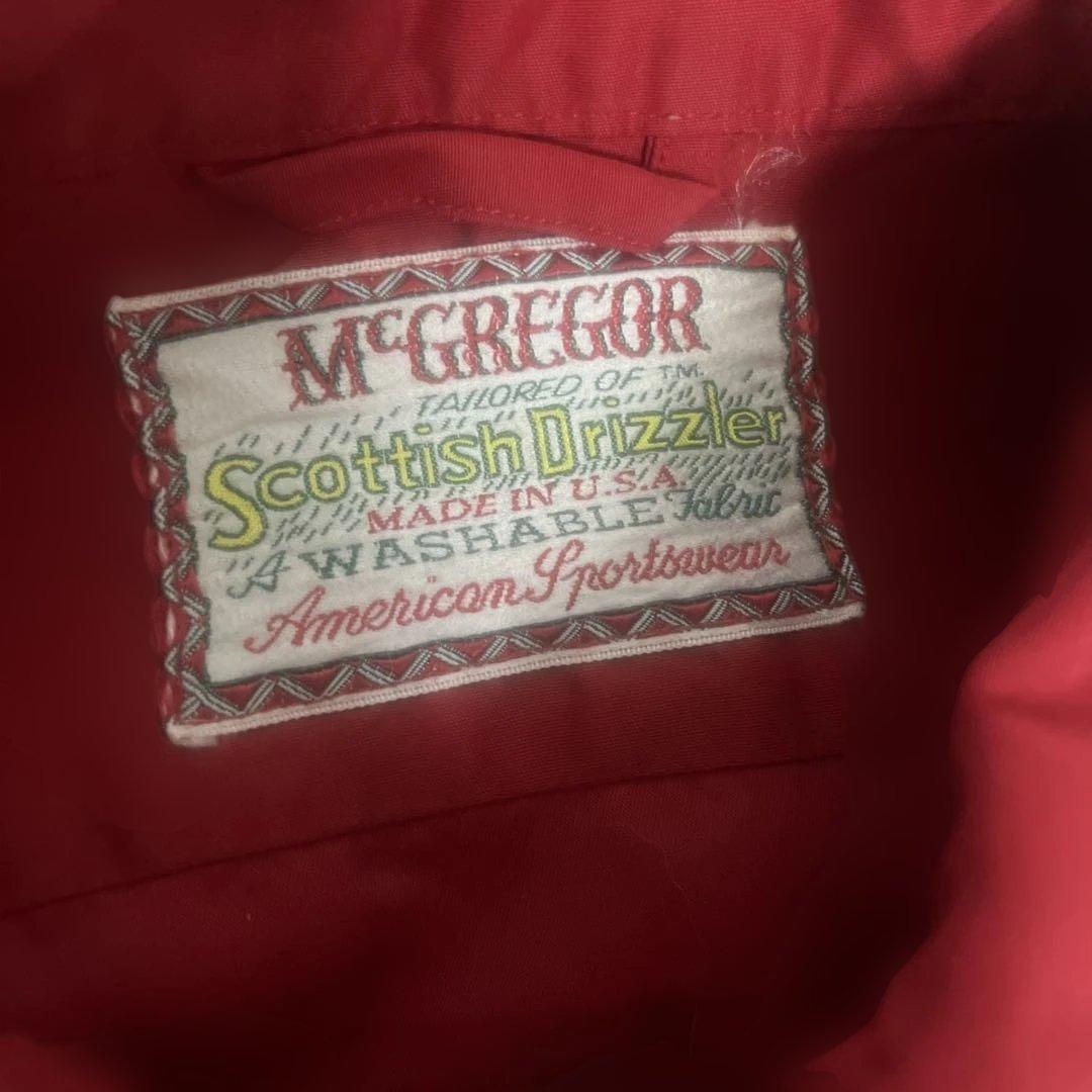 USA製 McGREGOR 50s復刻 ドリズラー ジャケット 赤 キムタク
