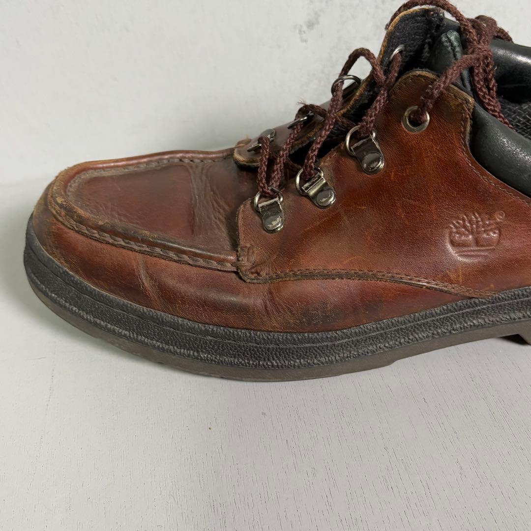 Timberland モックトゥミッド　茶　レザートレッキングブーツ　29cm