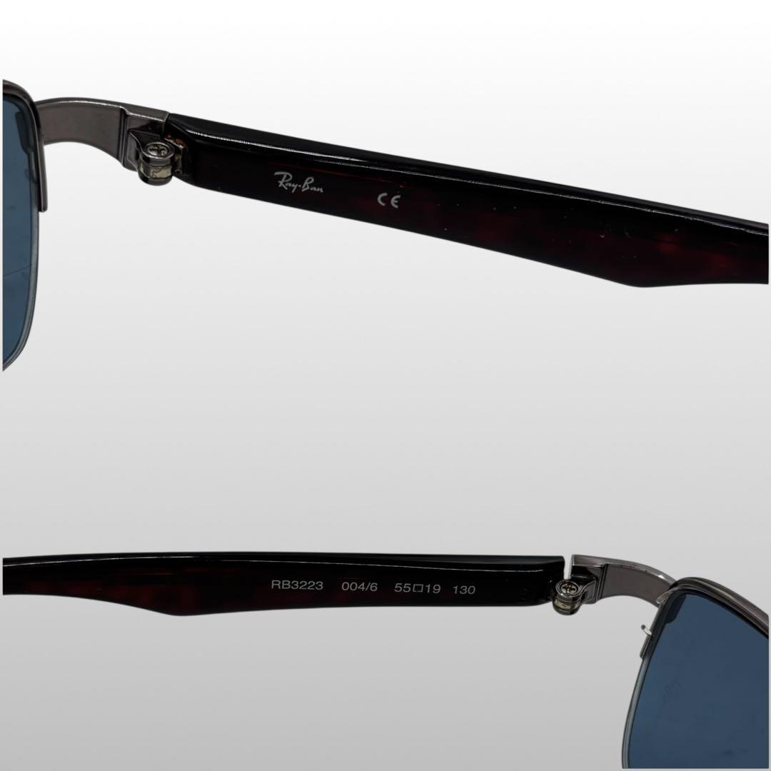 Ray-Ban レイバン　サングラス　ブラウン系フレーム　スクエアグラス