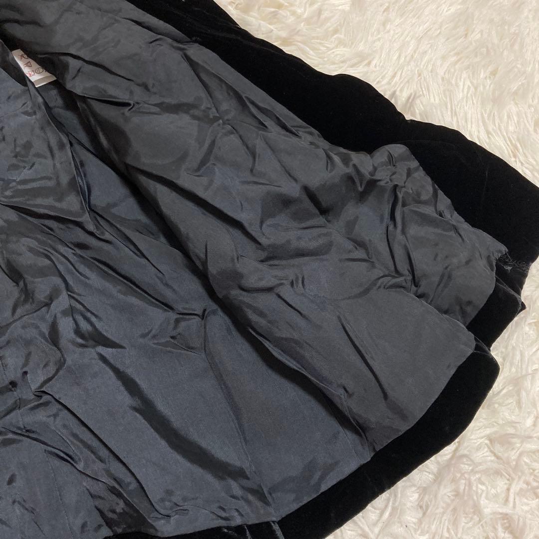 RALPH RALPH LAUREN ベロアジャケット ブラック 17号 上品