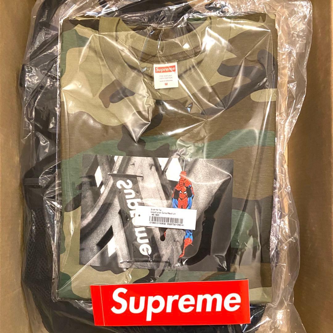 【新品】 Supreme 26SS Spider-Man Tee M カモ