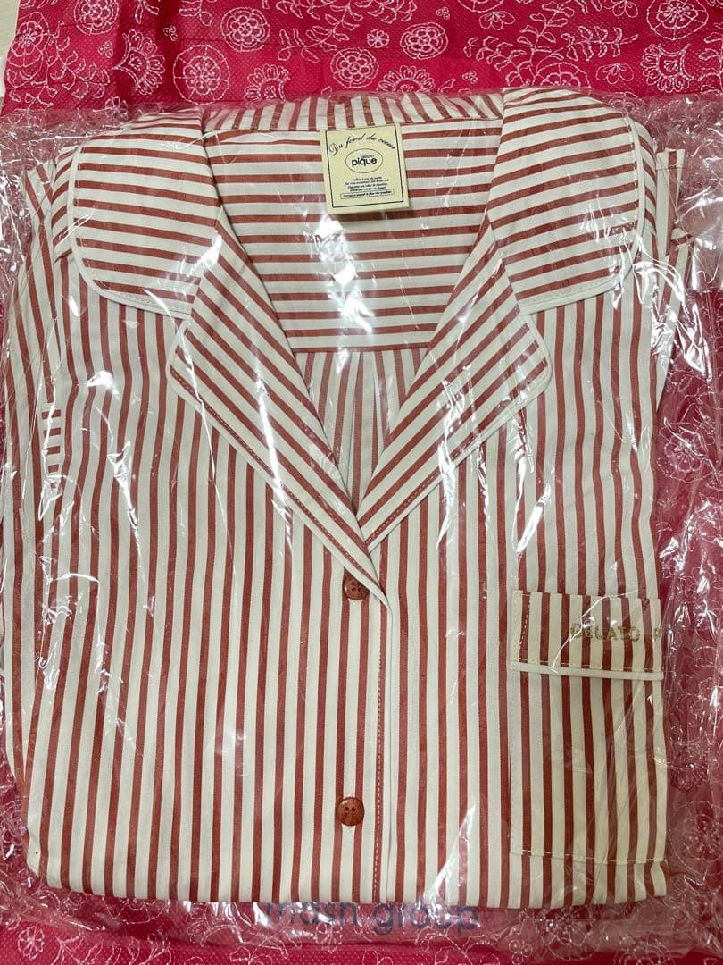 【新品タグ付き】gelato pique セットアップ　長袖ストライプ