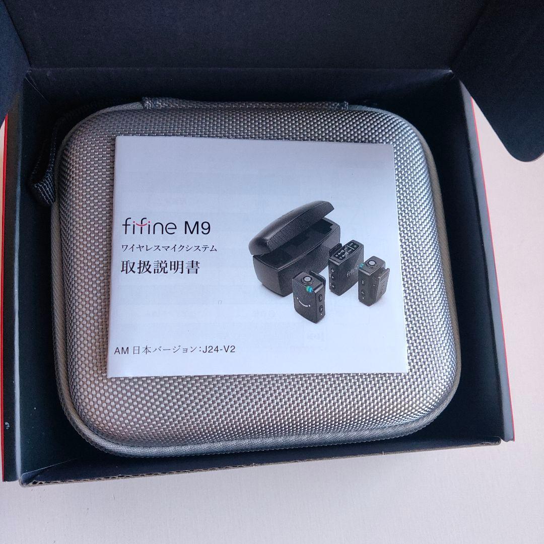 新品 FIFINE M9 白ワイヤレスマイク ピンマイク ノイズキャンセリング