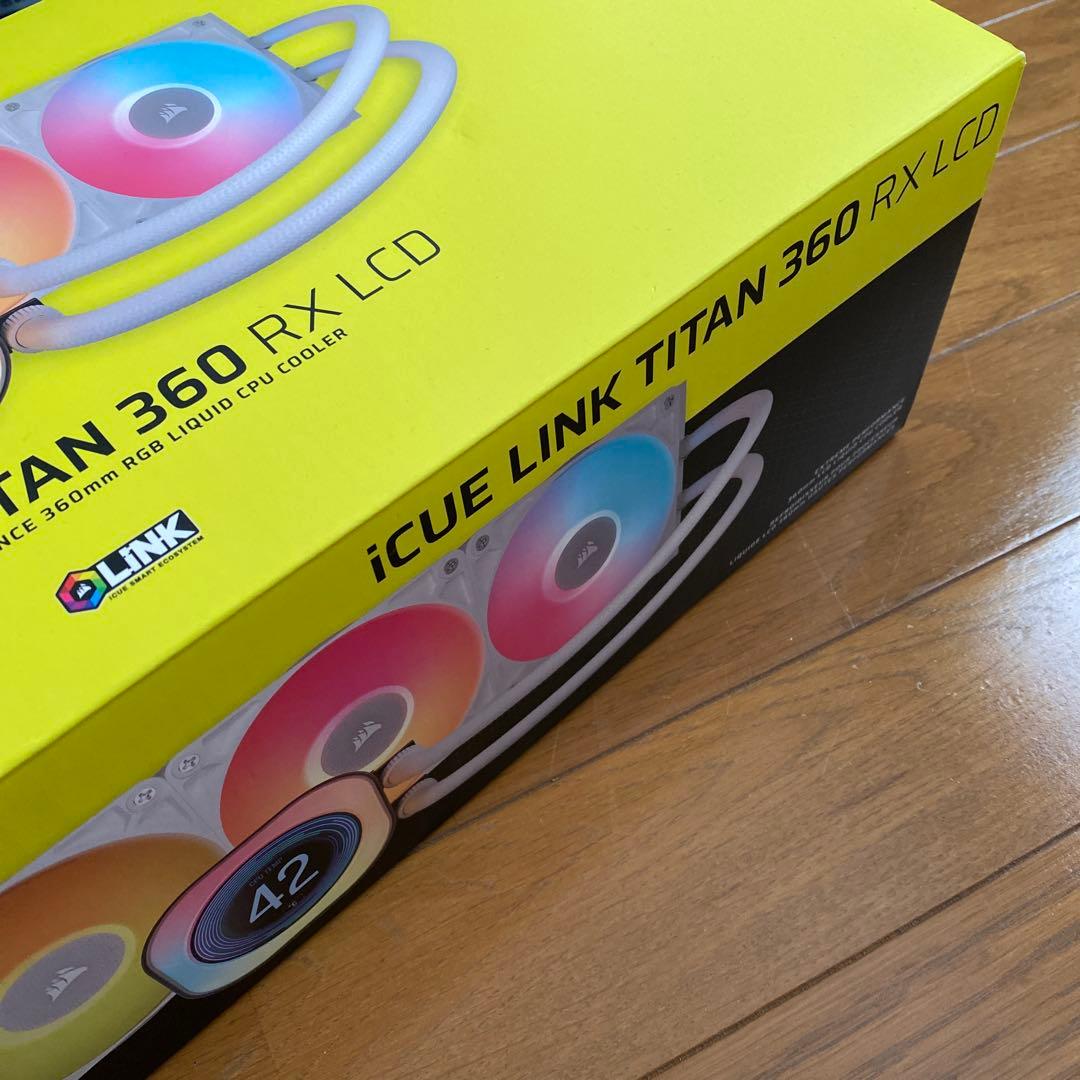 PC用ファン・クーラー Corsair iCUE LINK TITAN 360 RX LCD