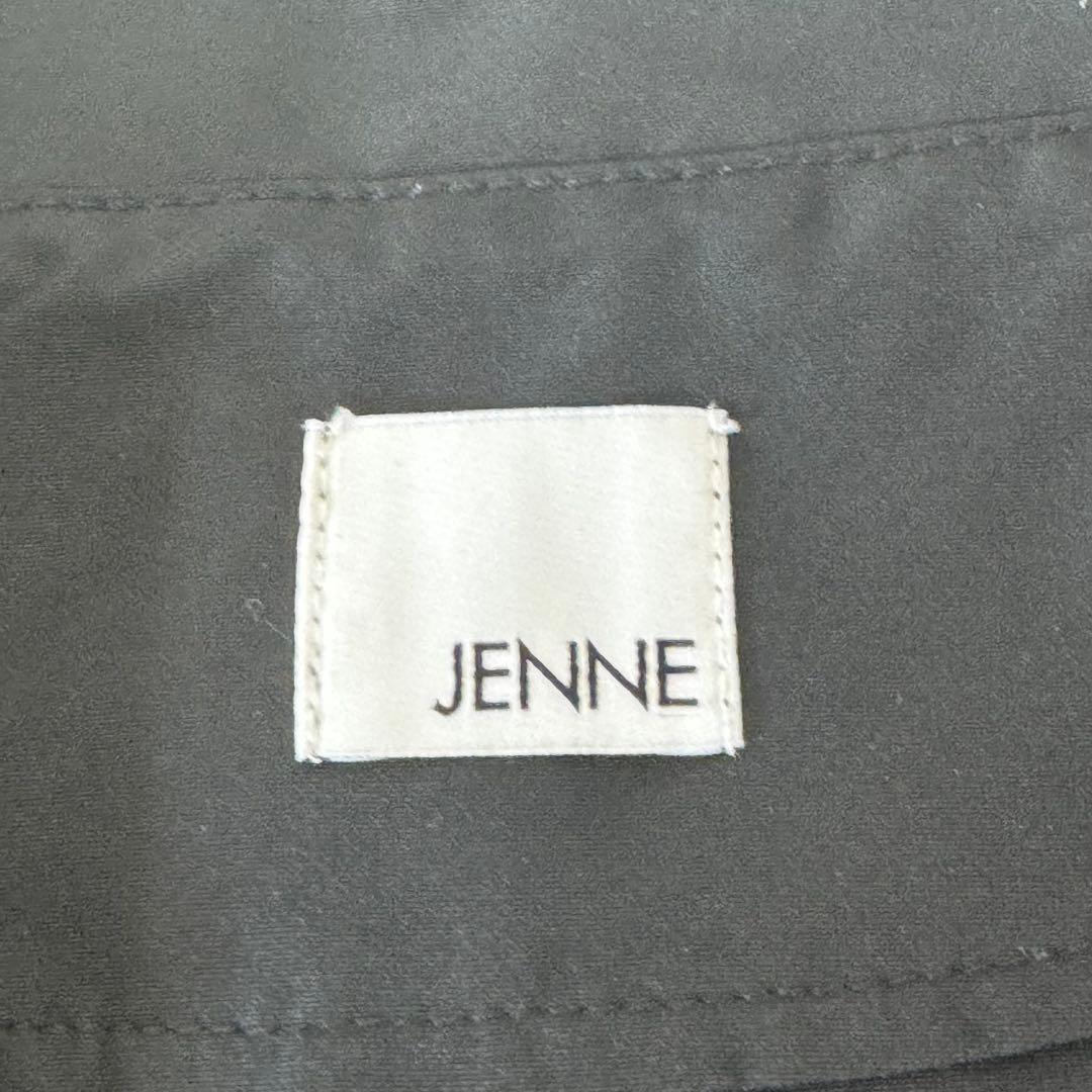 JENNE トレンチワンピースコート(撥水機能生地) 黒　ジェンヌ　 現行モデル
