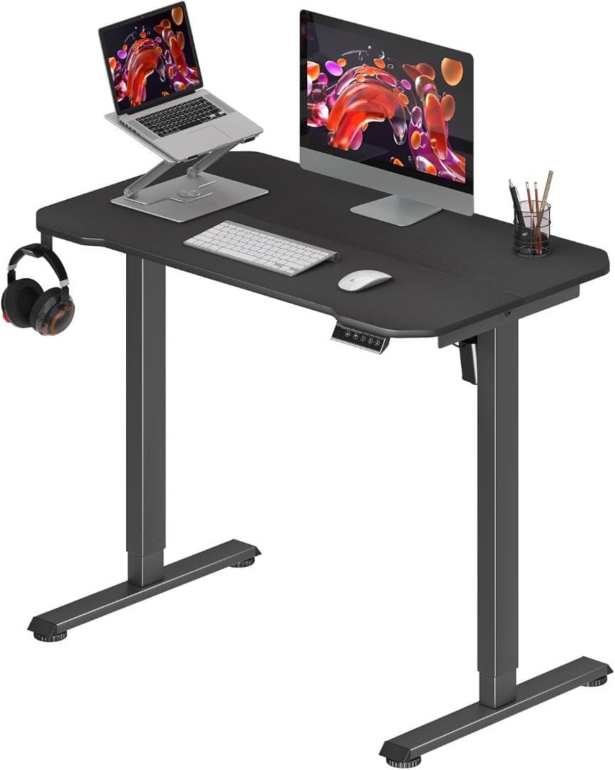 専用商品 電動昇降デスク ゲーミング パソコンデスク 高さ71～117cm