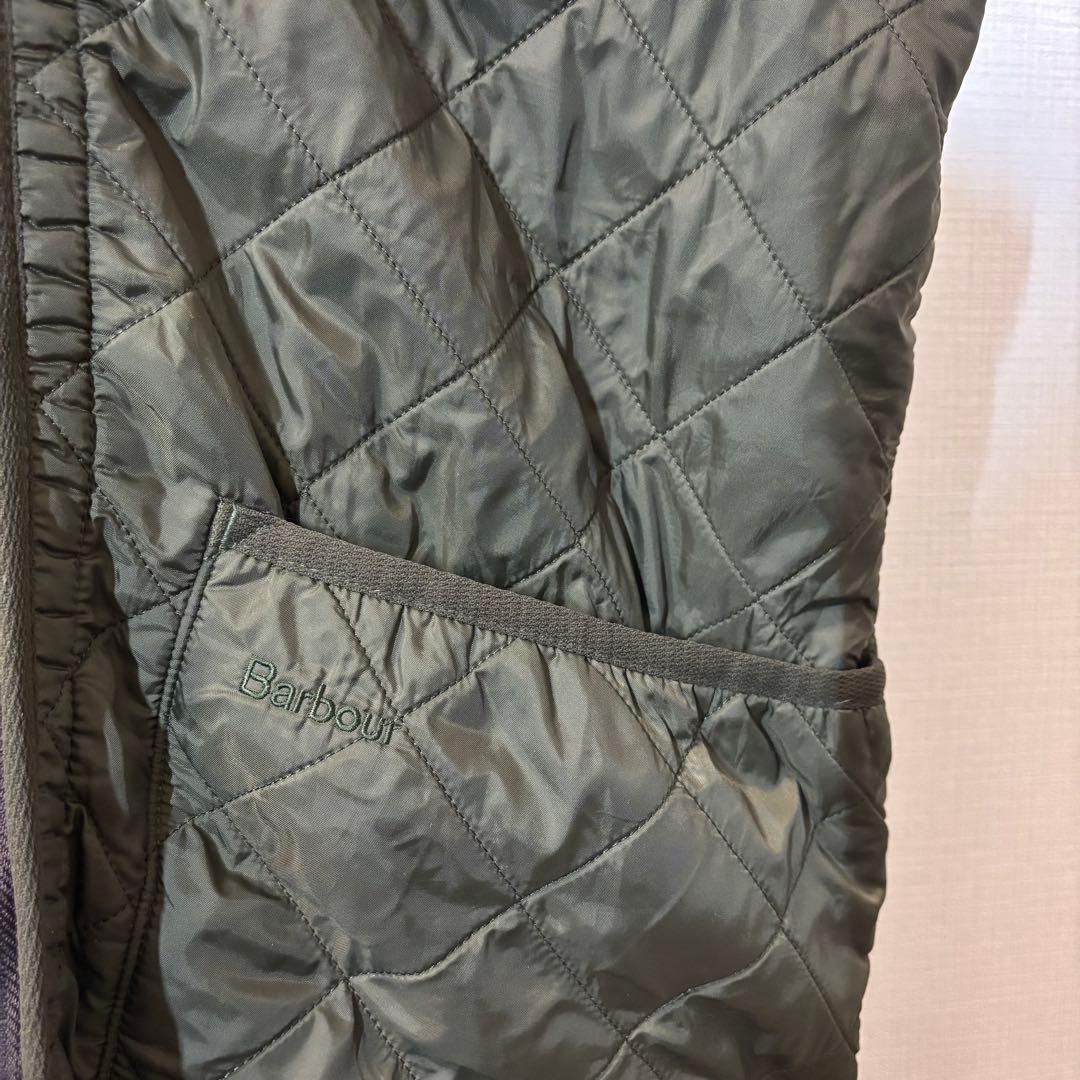 Barbour キルティングベスト オリーブ バブアー メンズ M ジャケット