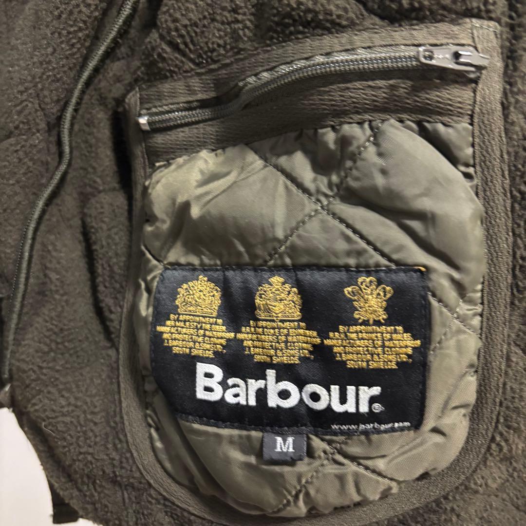 Barbour キルティングベスト オリーブ バブアー メンズ M ジャケット