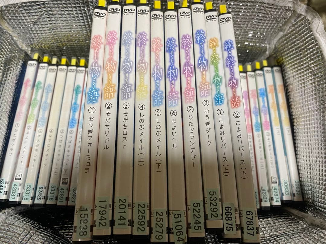 化物語シリーズDVD 今月まで値下中