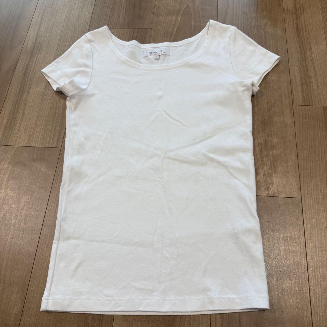 【美品】アニエスベー agnes.b JG13 TS コットンTシャツ