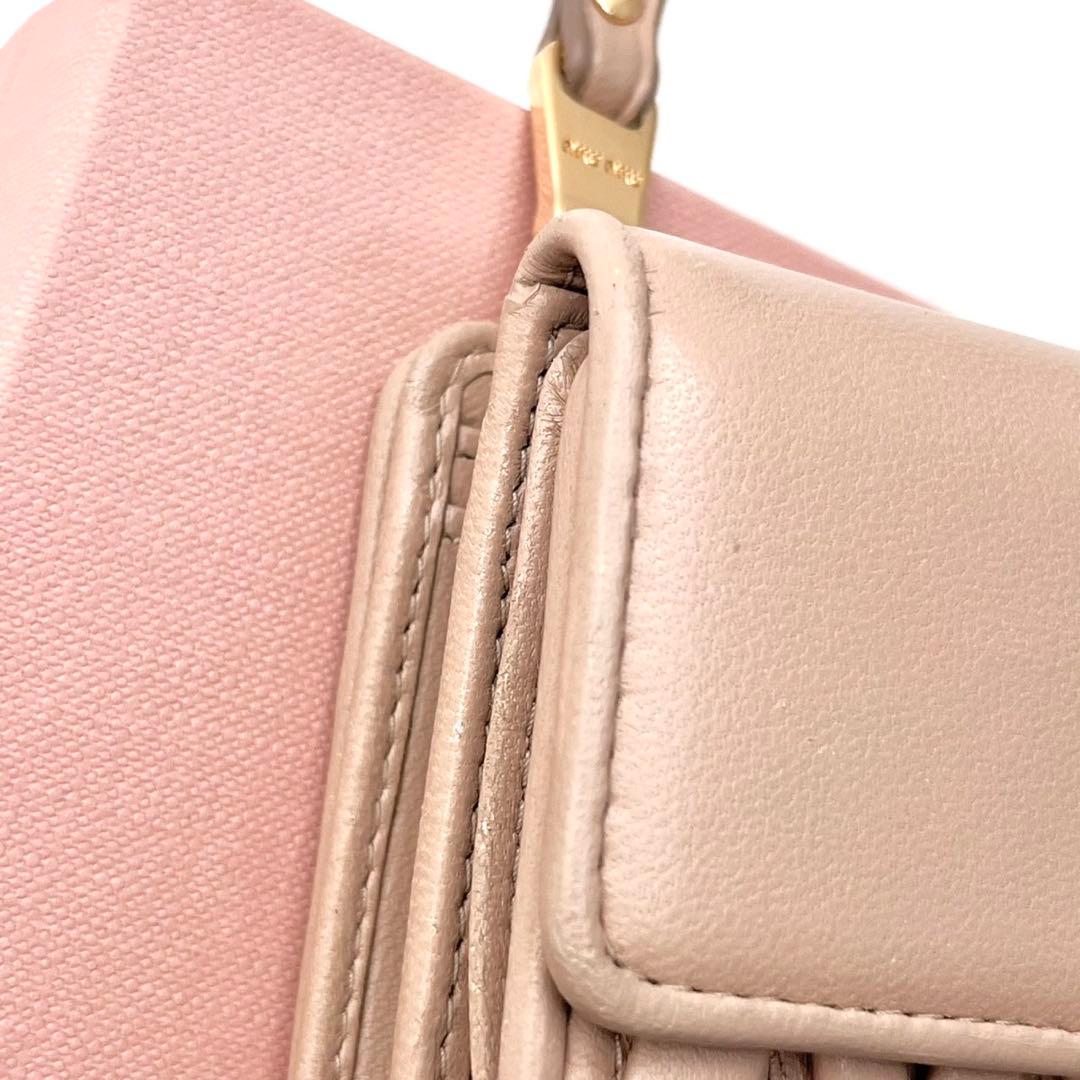 美品 現行 miu miu ミュウミュウ マテラッセ 三つ折り財布 箱付