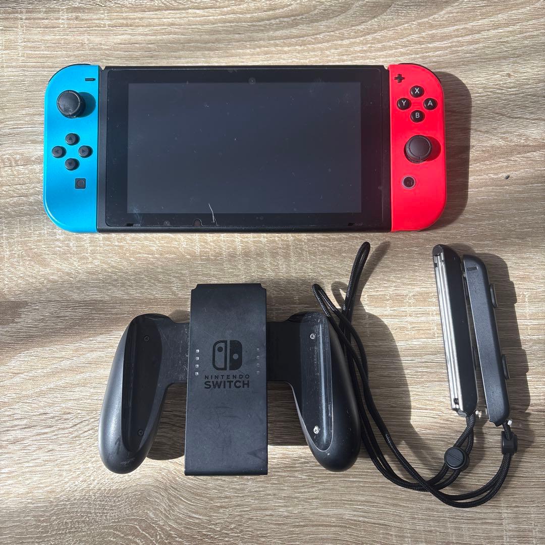 Nintendo Switch 赤青ジョイコン 本体 + ゲーム5本