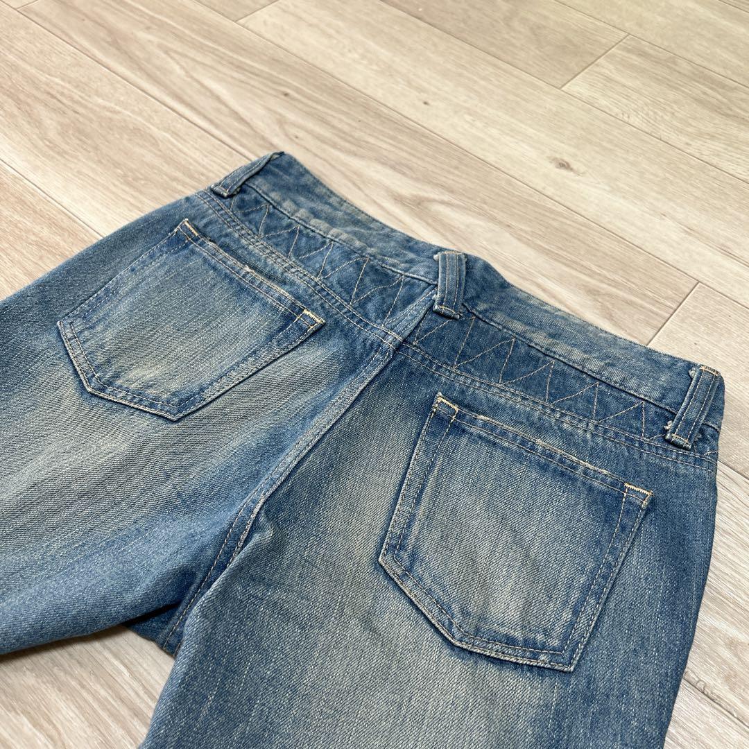 SLY LANG ダメージデニムパンツ
